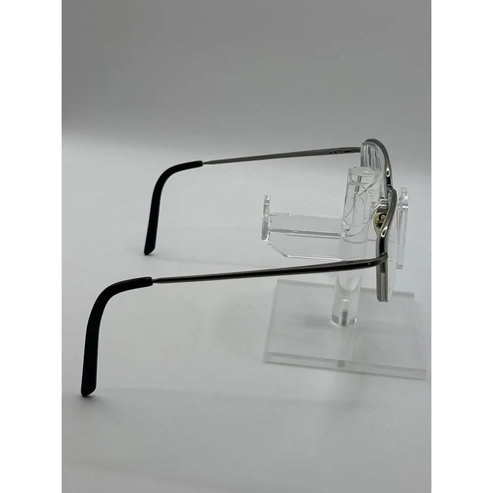 SAKI MOD 312 DGUN Handmade Japan Eyeglass Frames 55-18-145 Gunmetal